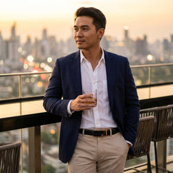 Tucci Di Lusso 2026 Smart Belt - Italian Leather Men's Handmade Luxury Belt