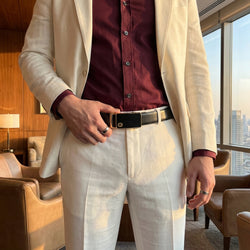 Tucci Di Lusso 2026 Smart Belt - Italian Leather Men's Handmade Luxury Belt