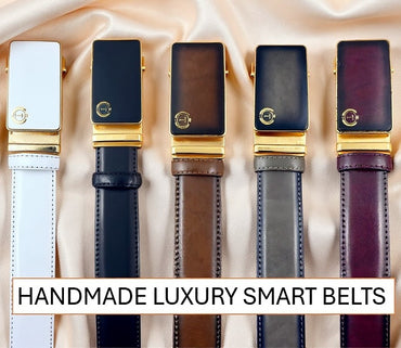 Tucci Di Lusso 2026 Smart Belt - Italian Leather Men's Handmade Luxury Belt