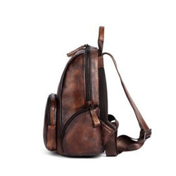 Tucci Di Lusso Vintage Luxury Mens Handmade Full Grain High Quality Leather Backpacks
